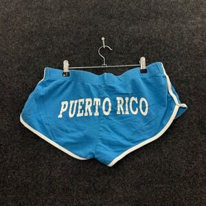Popular Sports Puerto Rico Blue Dolphin Shorts Y2K Graphic Drawstring Womens